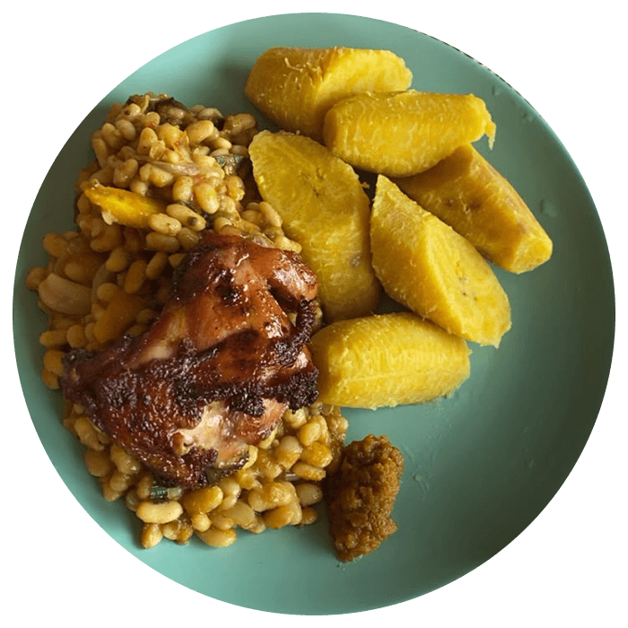PLANTAIN MUR HARICOT BLANC